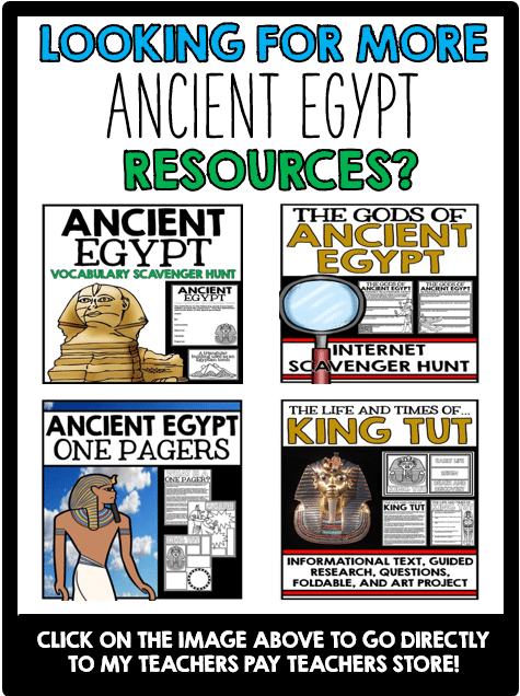 Ancient Egypt Interactive Notebooks - Creative Classroom Core