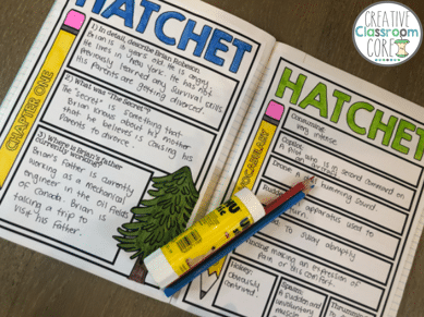 Hatchet Novel Study Activities