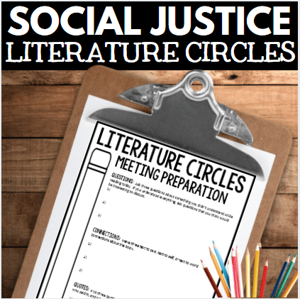 Social justice novels for middle school