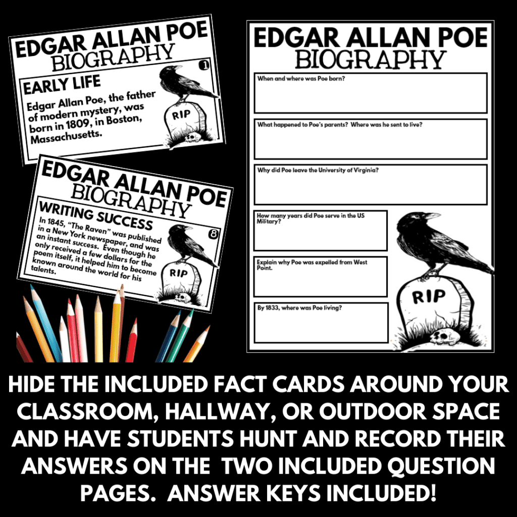 Edgar Allan Poe Scavenger Hunt