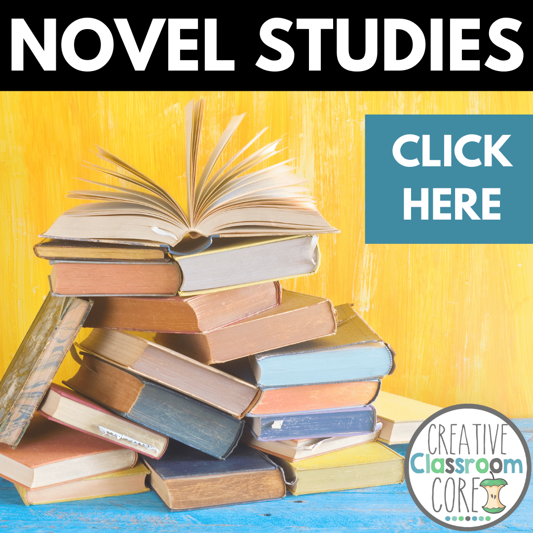 Middle School Novel Study Favorites - Creative Classroom Core