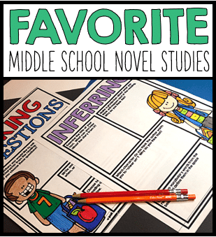 Middle School Novel Study Favorites Creative Classroom Core