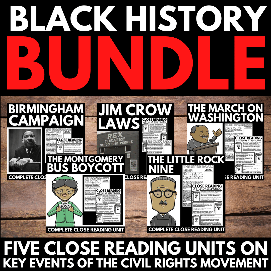 Black History Activities for Middle School - Creative Classroom Core