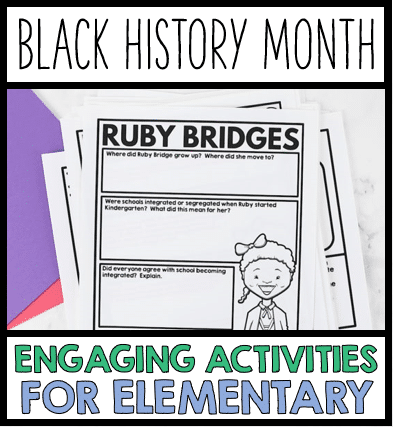 Black History Month Activities – Elementary