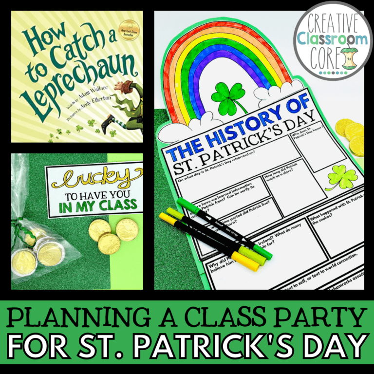 Planning a Class Party for St. Patrick’s Day