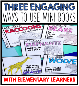 Mini book activities for elementary