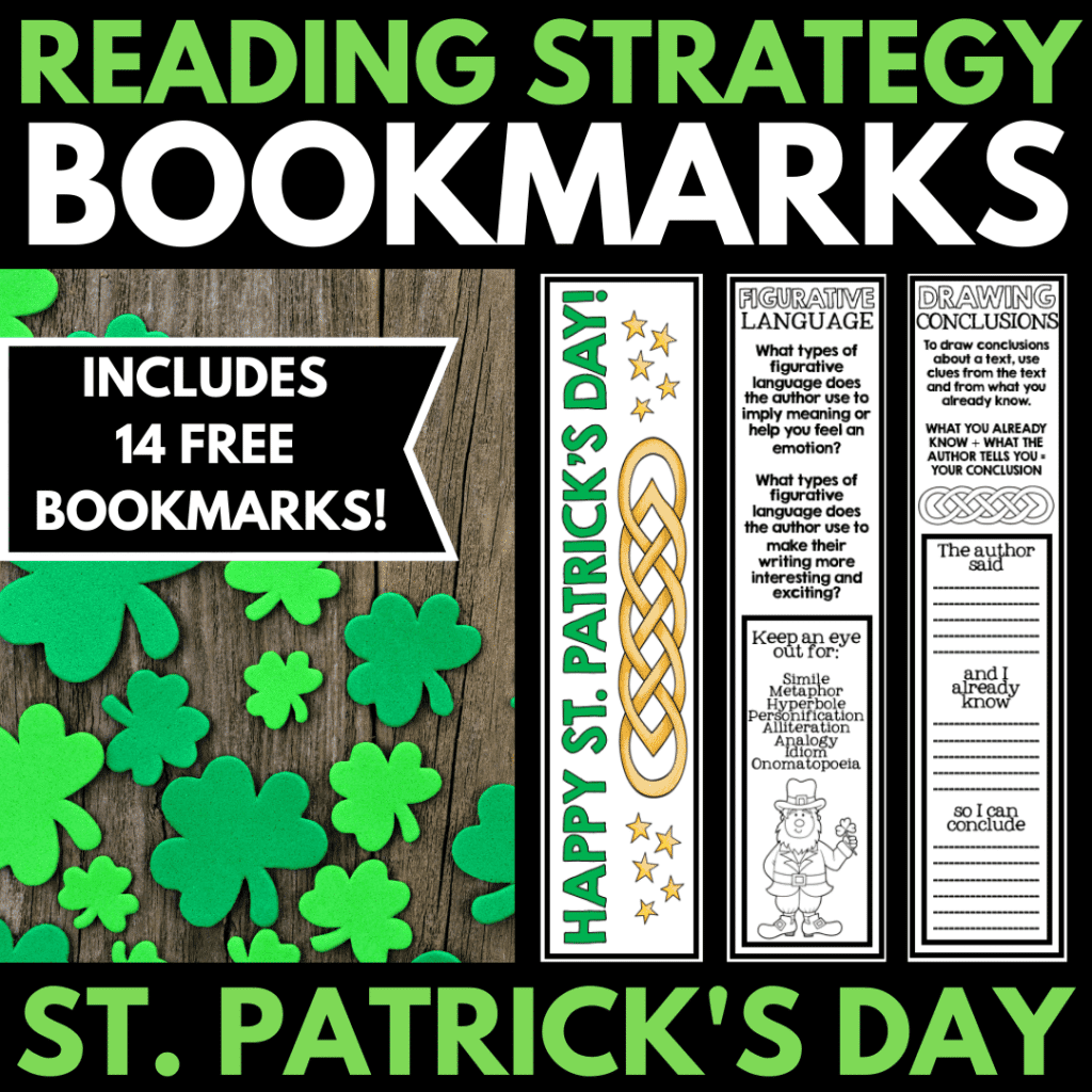 St Patricks Day Bookmarks