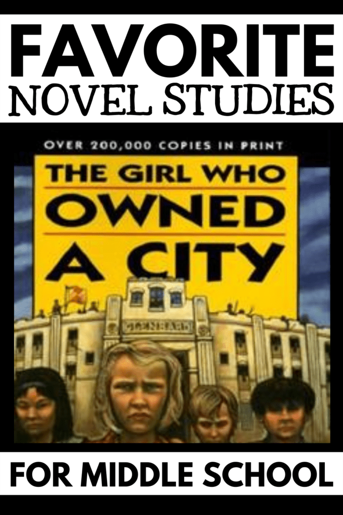 middle school novel study activities
