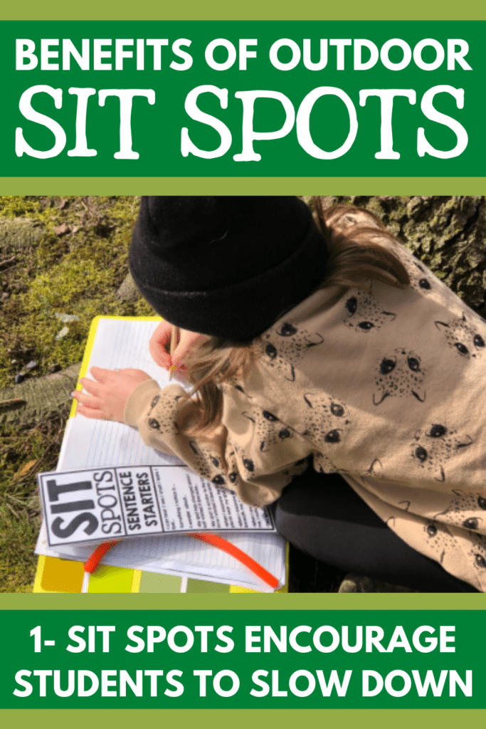 Outdoor Learning Activities - Sit Spots - Creative Classroom Core
