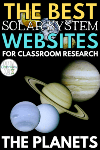 Solar System Websites for kids - Creative Classroom Core