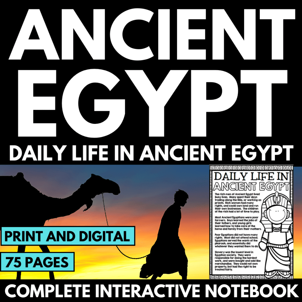 Daily Life in Ancient Egypt Teaching Ideas