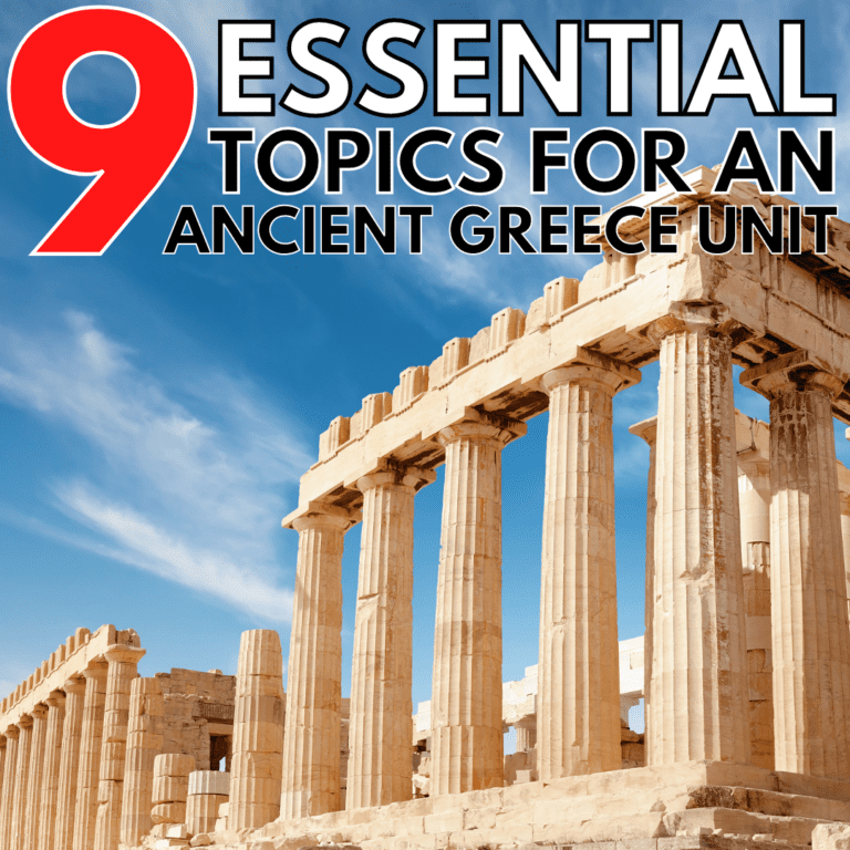 9 Essential topics for your next ancient Greece Unit