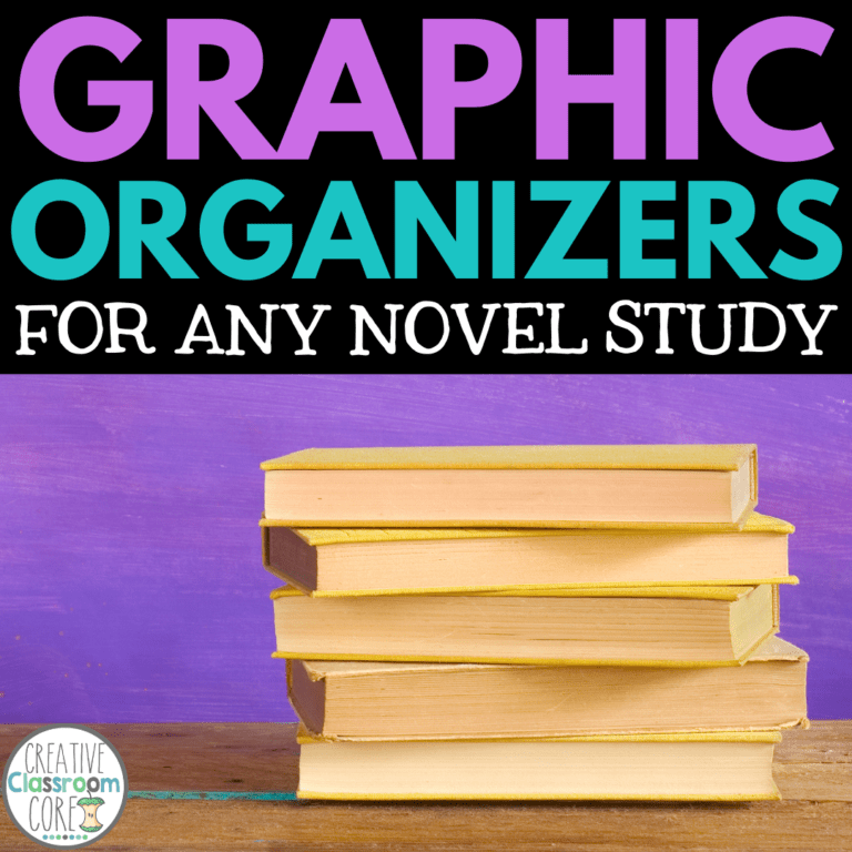 GRAPHIC ORGANIZERS FOR ANY NOVEL STUDY