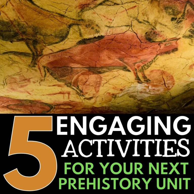 Prehistory Unit for Middle School – 5 engaging Activities