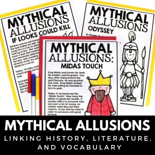 Mythical Allusions To Build Student Vocabulary