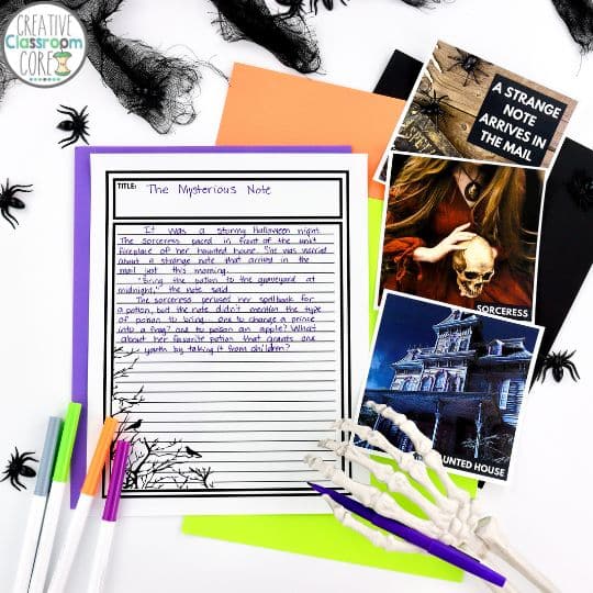 Halloween Writing Activities for Middle School