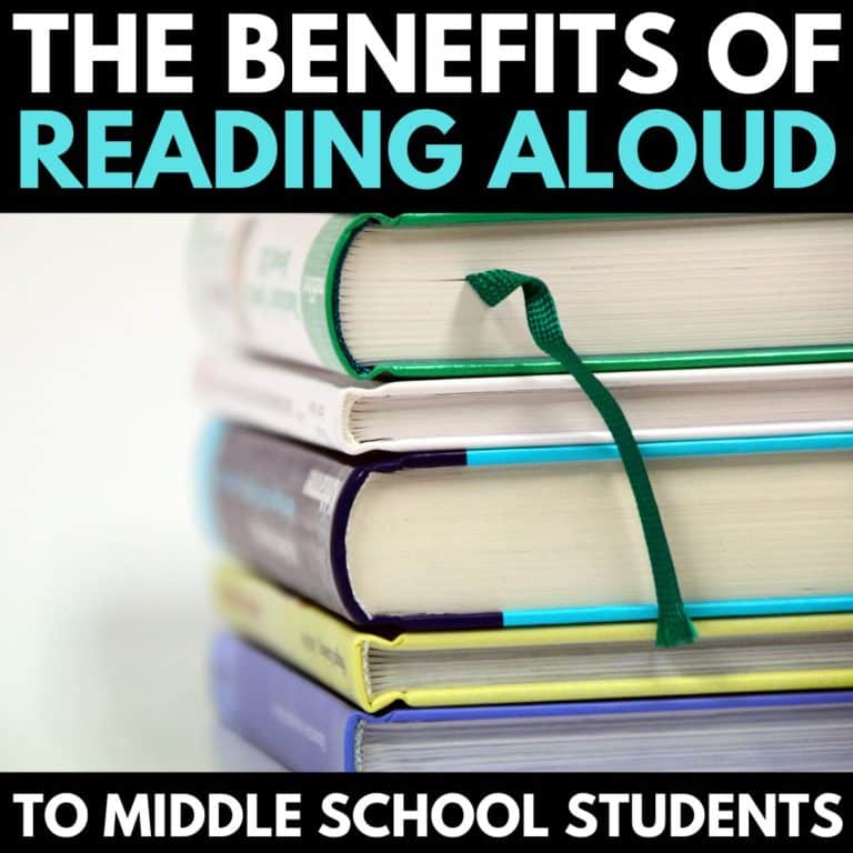 The Benefits of Reading Aloud to Middle School Students