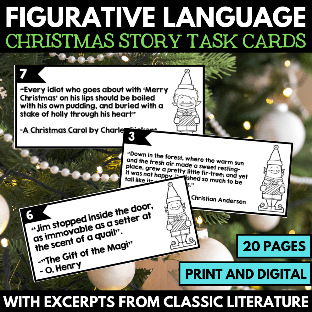 Christmas Figurative Language Activity