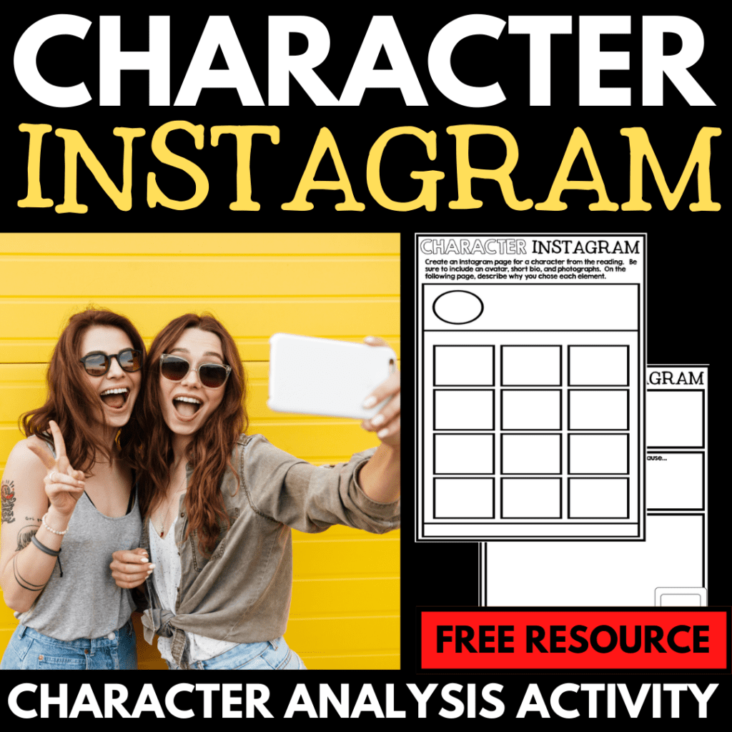 character analysis activities