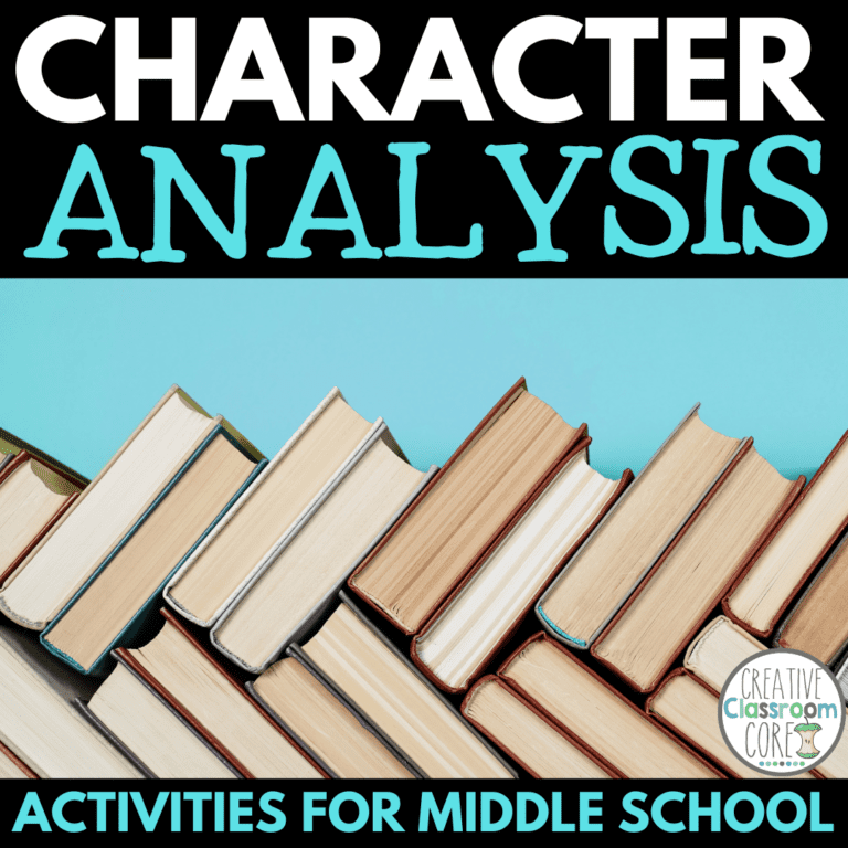 Character Analysis Activities for Middle School