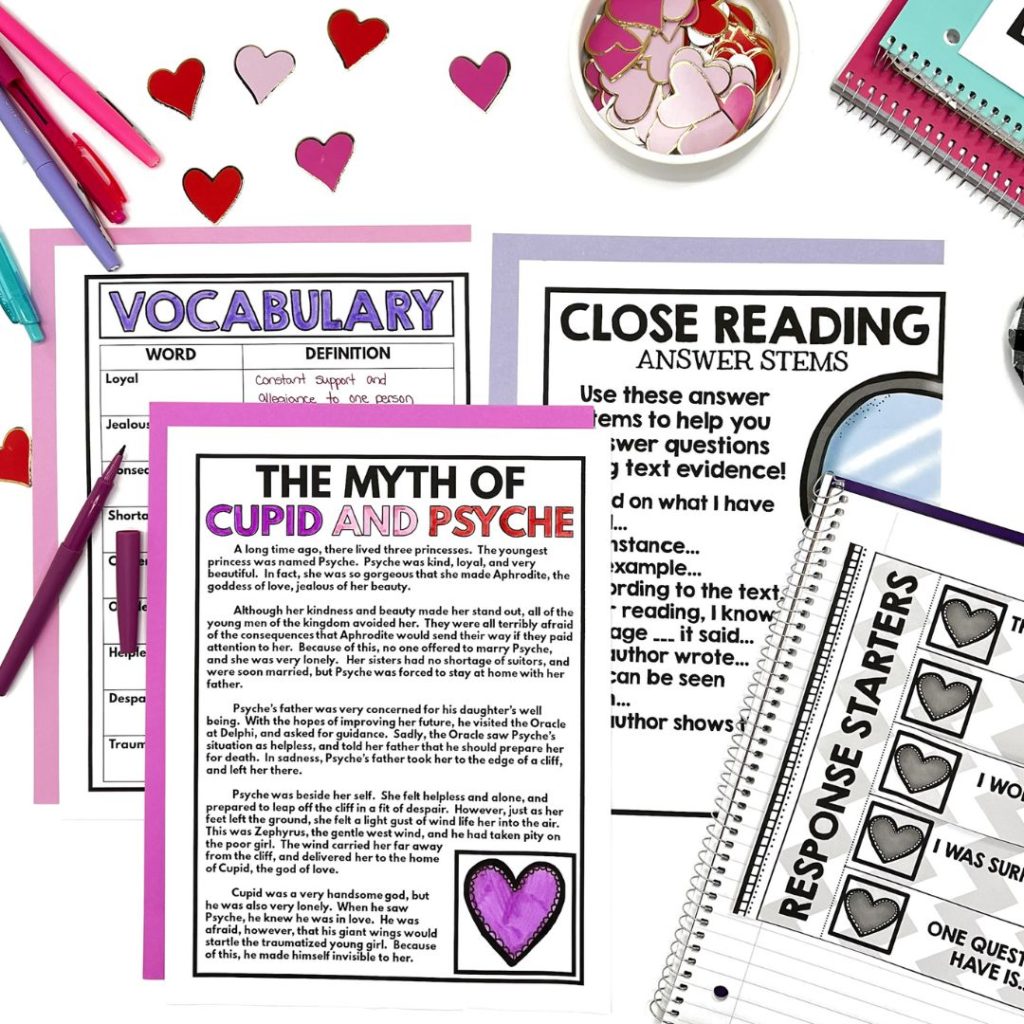 Valentines Day Short Story Activities