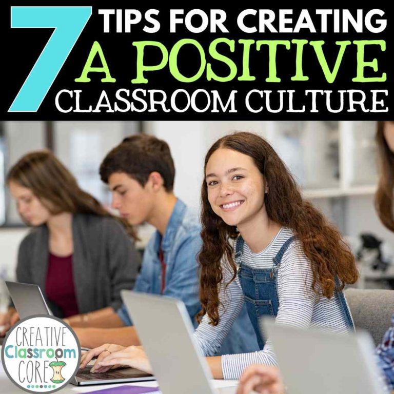 Creating a positive Classroom Culture