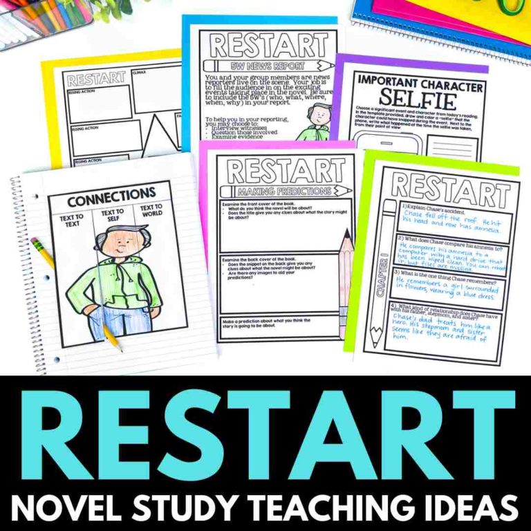 Restart Novel Study Ideas