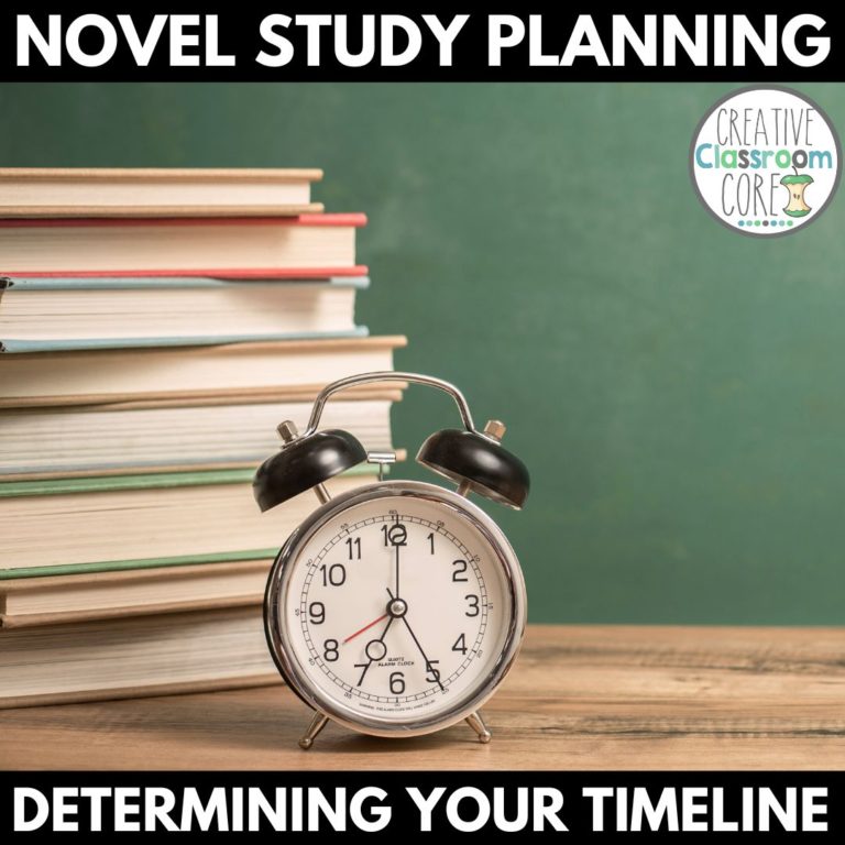 Novel Study Planning Tips: Organizing your timeline