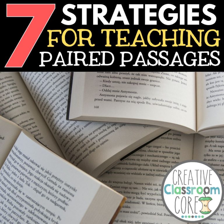 7 Strategies for teaching paired passages