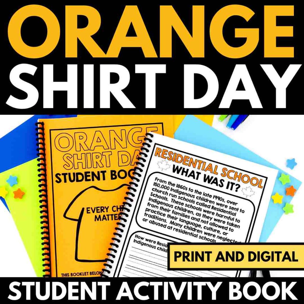Orange Shirt Day activity book