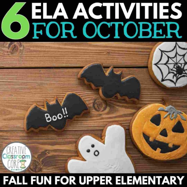 6 ELA Activities for October