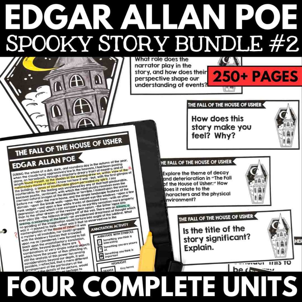 Edgar Allan Poe Short Story Activities