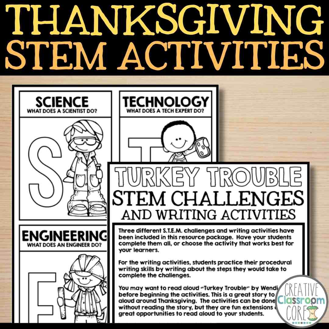 Thanksgiving STEM Activities - Creative Classroom Core