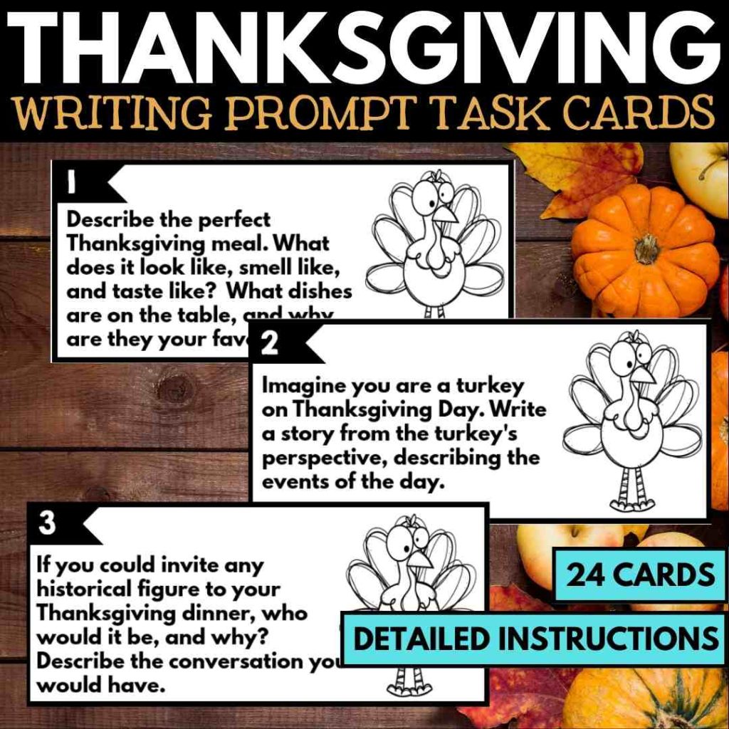 Thanksgiving writing prompts