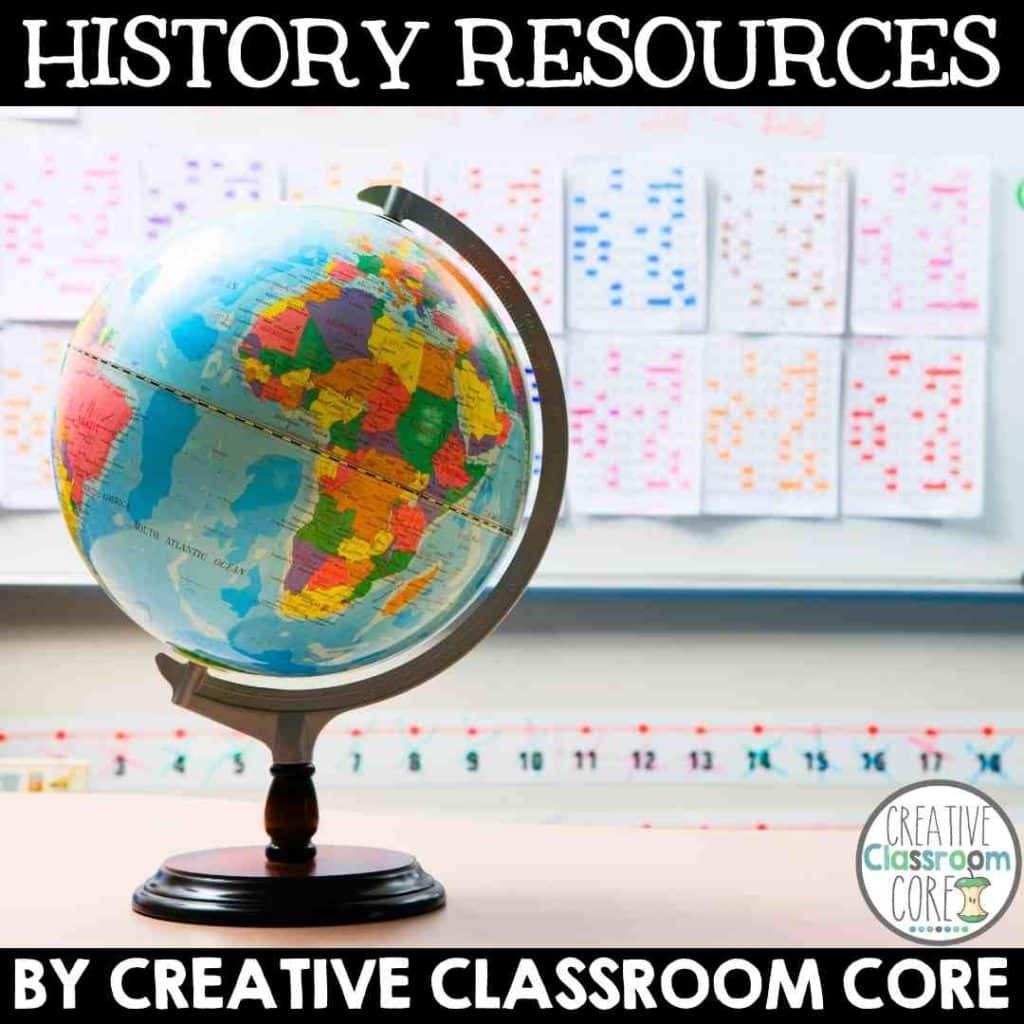 History resources and activities