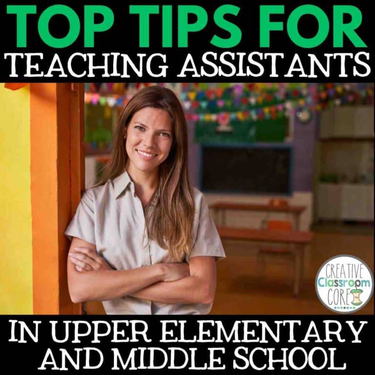 Tips for Teaching Assistants in Upper Elementary and Middle School