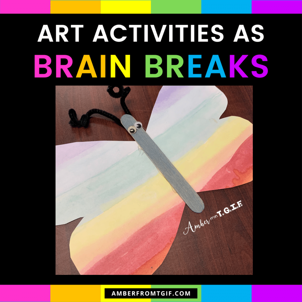 Art activities for Upper Elementary as brain breaks.
