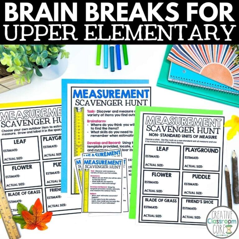 Brain Breaks for Upper Elementary
