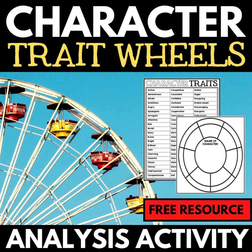 A ferris wheel featuring character trait wheels that help in understanding individuals.