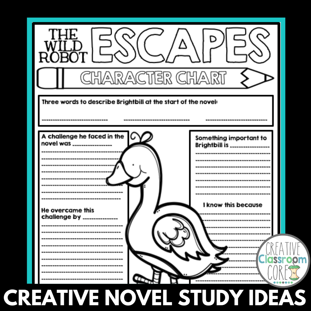 The Wild Robot Escapes Novel Study Ideas - Creative Classroom Core