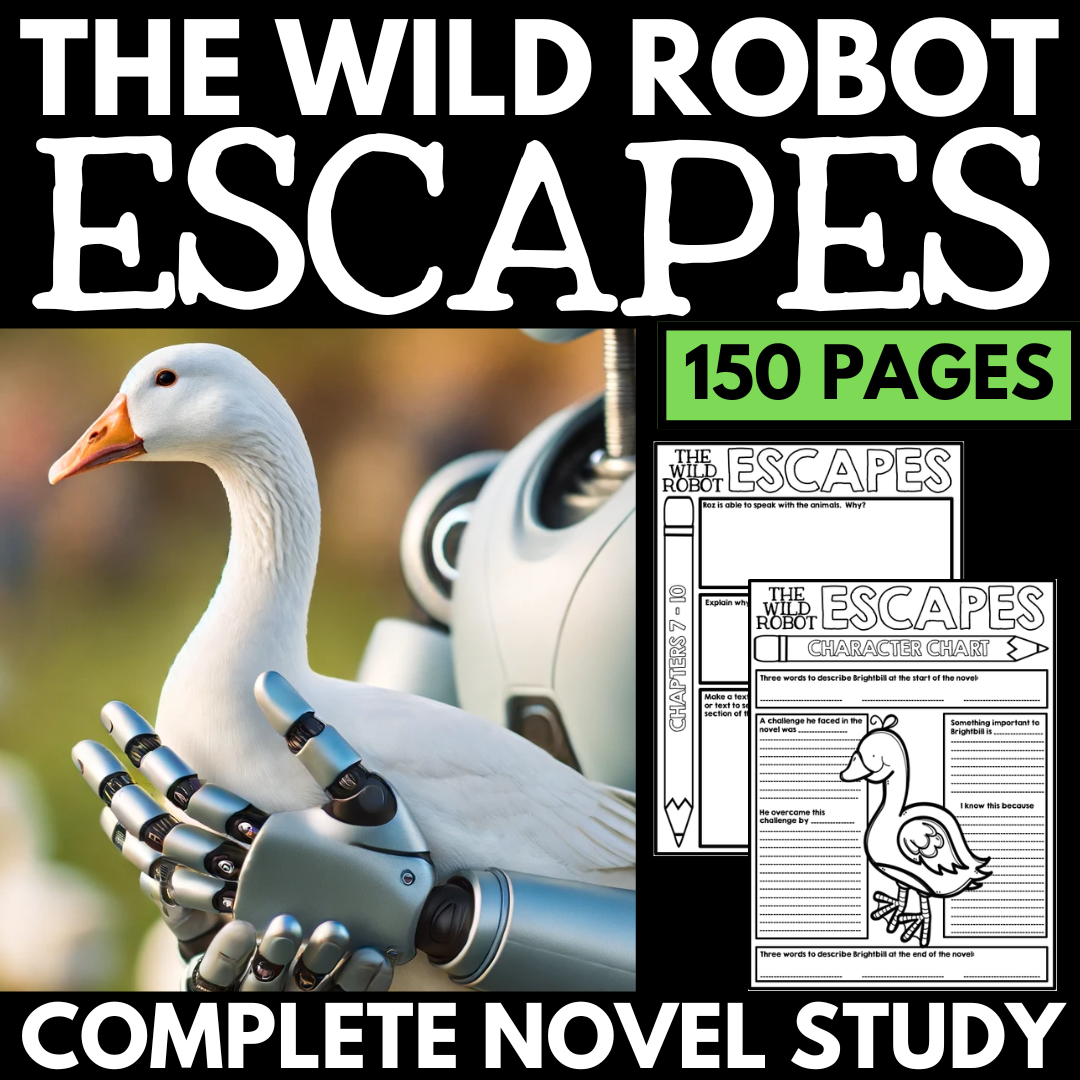 The Wild Robot Escapes Novel Study Ideas - Creative Classroom Core