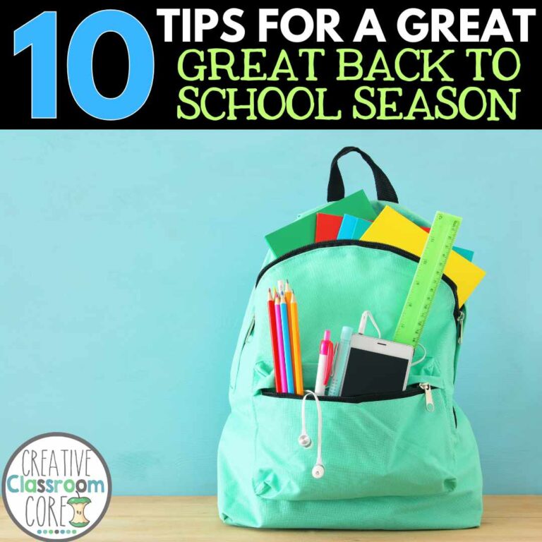 tips for back to school