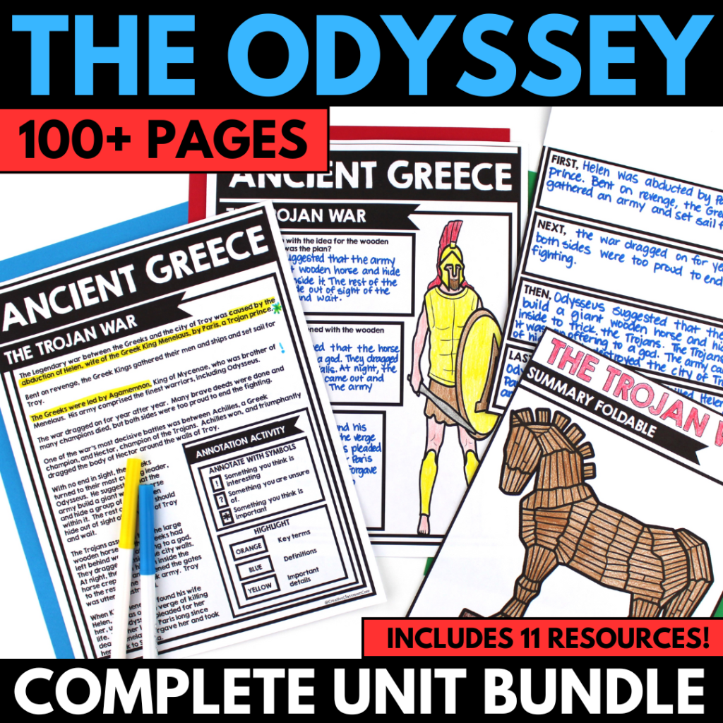 Teaching ideas for The Odyssey