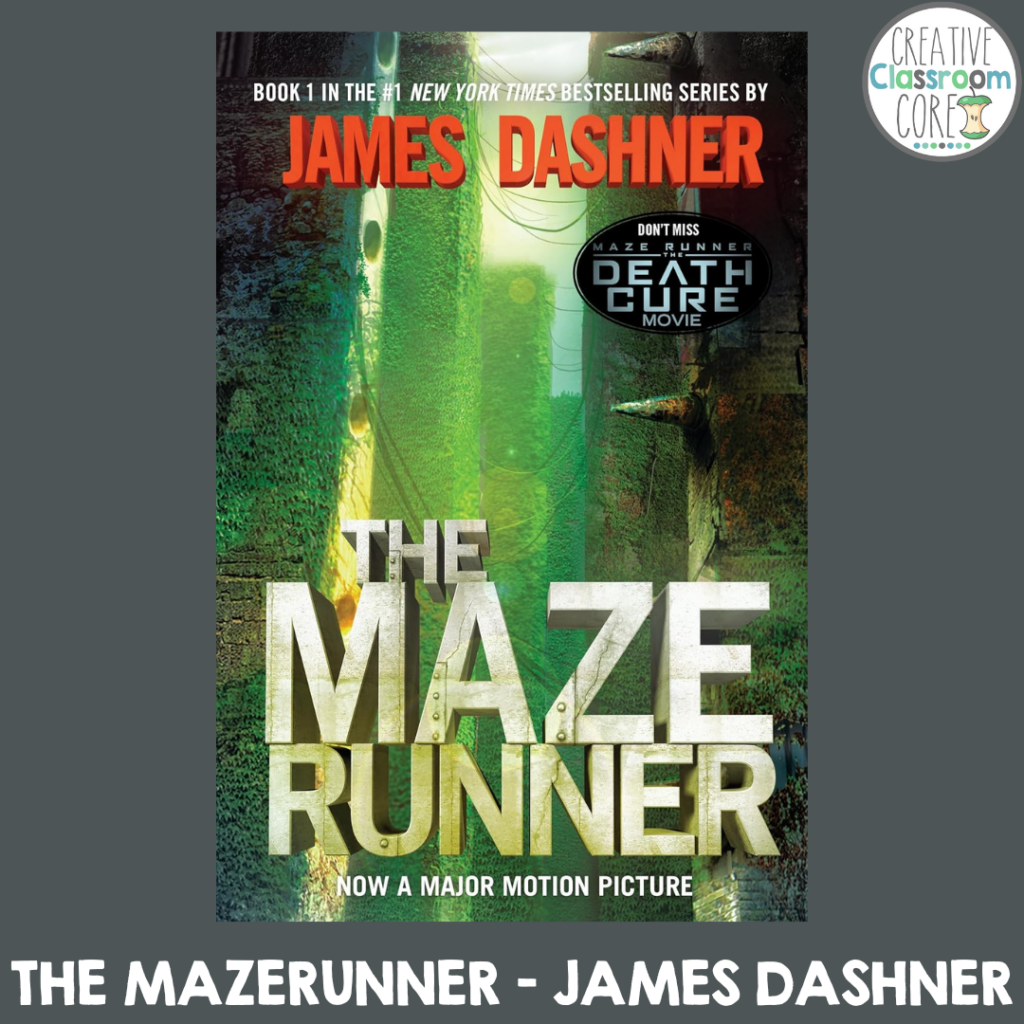 The cover of "The Maze Runner" by James Dashner, perfectly captures the thrilling essence of a labyrinthine adventure with striking imagery. This sci-fi masterpiece takes center stage with its book and movie adaptations, making it a fitting read for National Science Fiction Day.